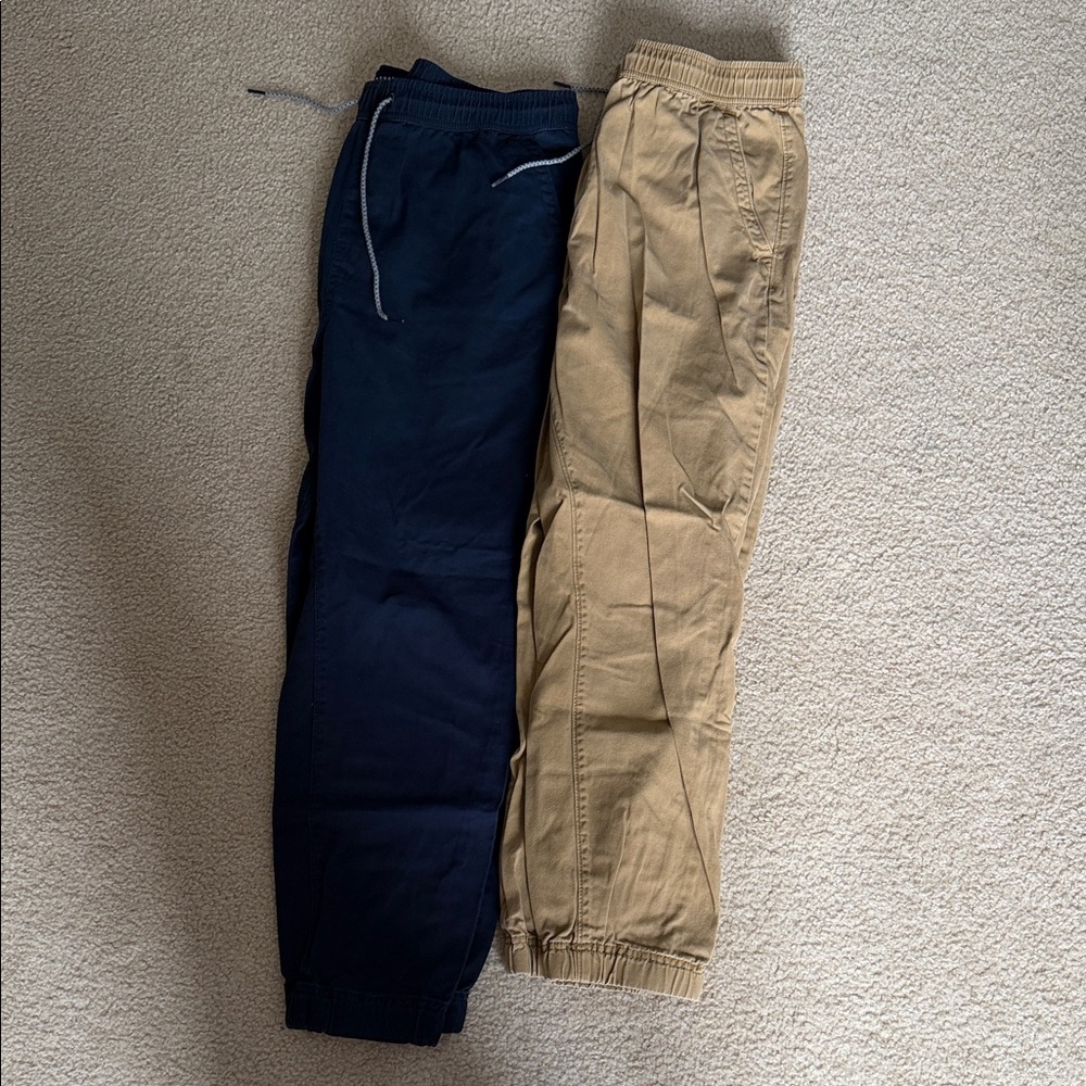 Aeropostale Men's Jogger Pants - Navy and Khaki